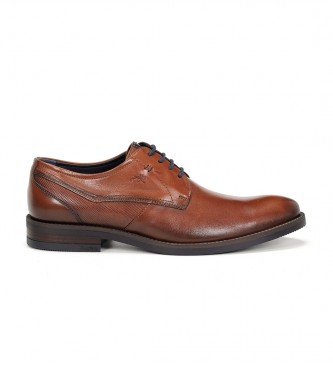 Fluchos Brown Theo Leather Shoes