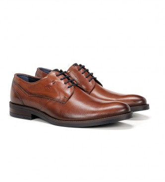 Fluchos Theo Leather Shoes brązowe