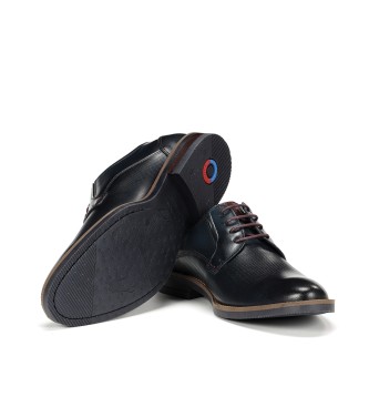 Fluchos Usnjeni čevlji Theo F1631 navy