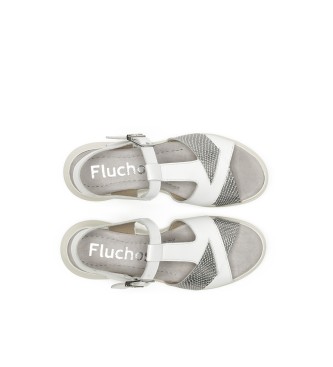 Fluchos Usnjene sandale Lua F1654 white