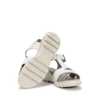 Fluchos Lder sandaler Lua F1654 hvid