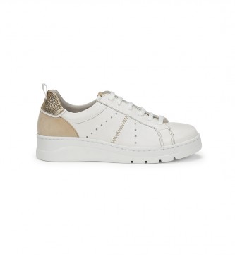 Fluchos Pompas Leather Sneakers white