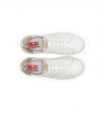 Fluchos Pompas Leather Sneakers white