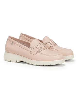 Fluchos Mocassins en cuir Gladis F1688 nude
