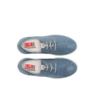 Fluchos Gladis F1689 leather slippers blue