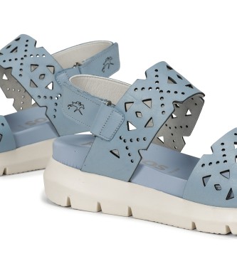 Fluchos Leren sandalen F1710 blauw
