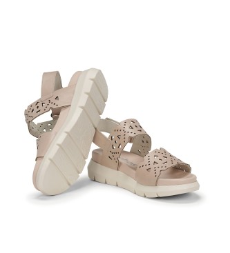Fluchos Leather Sandals F1710 nude