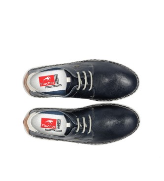 Fluchos Chaussures en cuir F1715 Bleu fonc