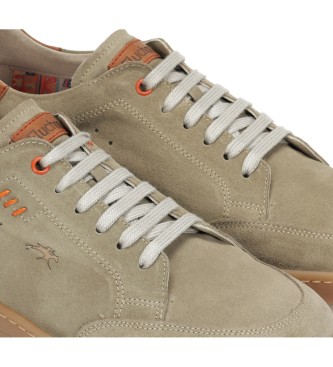 Fluchos Leather Sneakers Leo taupe