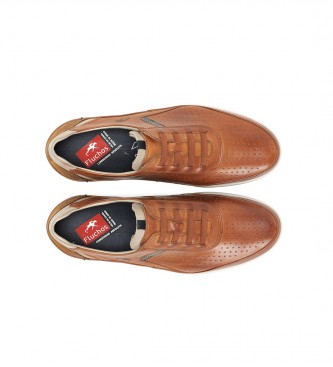 Fluchos Leather Sneakers Jaden F1736 brown