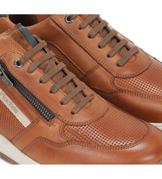 Fluchos Brown Louis Leather Sneakers