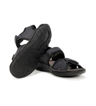 Fluchos Keops Leather Sandals black