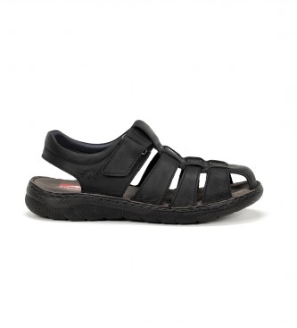 Fluchos Keops Leather Sandals black
