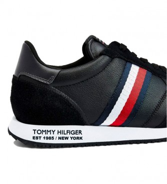 Tommy Hilfiger Sneakers Runner Lo in pelle nere