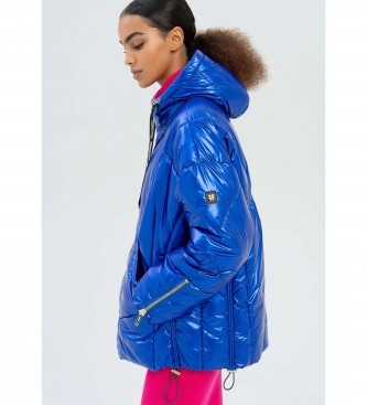 Fracomina Blue quilted jacket