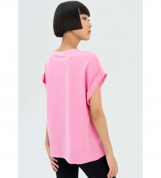Fracomina T-shirt Maxi rosa