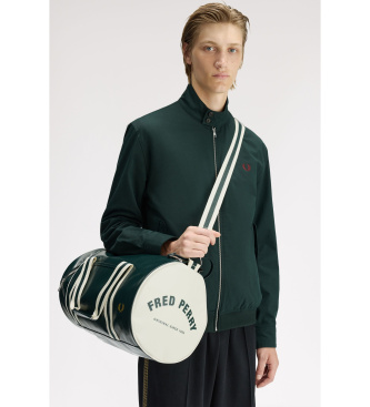 Fred Perry Klasyczna zielona torba sportowa Barrel