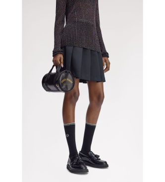 Fred Perry Mini saco de desporto cl�ssico preto, dourado