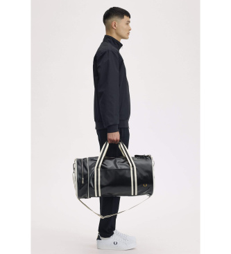 Fred Perry Large classic black sports bag