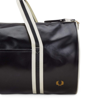 Fred Perry Large classic black sports bag