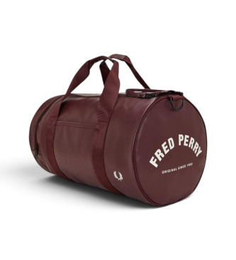Fred Perry Burgundy-toned sports bag in various matching shades