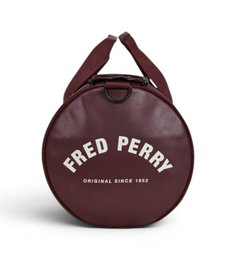 Fred Perry Burgundy-toned sports bag in various matching shades
