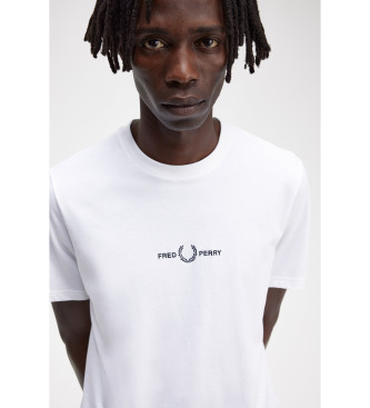 Fred Perry T-shirt avec logo blanc