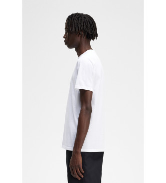 Fred Perry T-shirt com logtipo branco