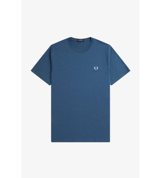 Fred Perry T-shirt bleu  col ras du cou