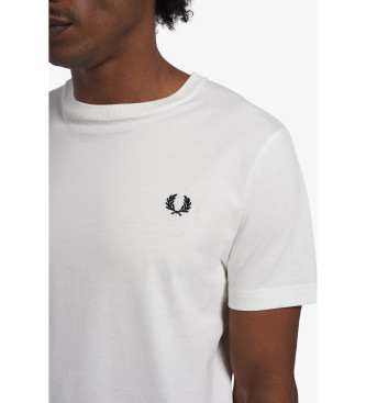 Fred Perry Hvid t-shirt med rund hals