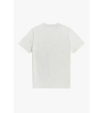 Fred Perry T-shirt met witte ronde hals