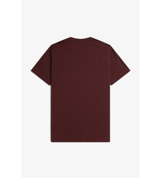 Fred Perry T-shirt girocollo marrone