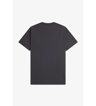 Fred Perry T-shirt cinzenta com gola redonda