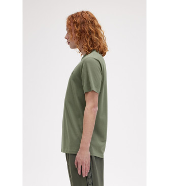 Fred Perry Groen T-shirt met ronde hals