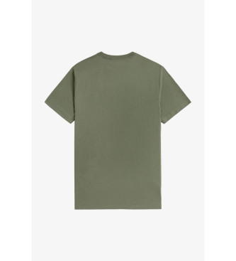 Fred Perry Groen T-shirt met ronde hals