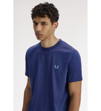 Fred Perry Camiseta ringer azul