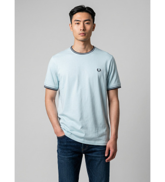 Fred Perry Camiseta Twin Tipped azul