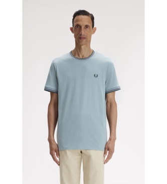 Fred Perry Camiseta Twin Tipped azul