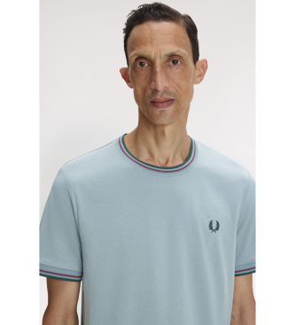 Fred Perry Camiseta Twin Tipped azul
