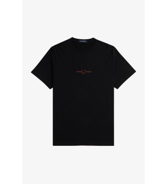 Fred Perry Maglietta nera con logo