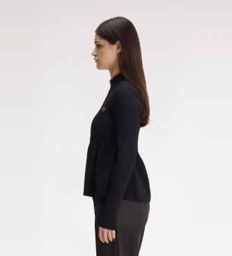 Fred Perry Schwarzer AED-Cardigan