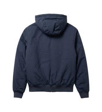 Fred Perry Marineblauwe Brentham jas met capuchon
