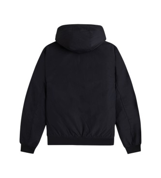 Fred Perry Giacca con cappuccio Brentham nero