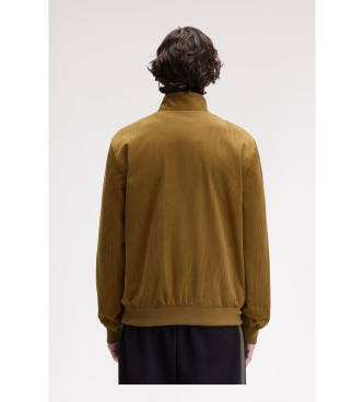Fred Perry Brun Brentham-jakke i cord