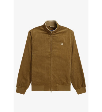 Fred Perry Brun Brentham-jakke i cord