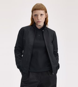 Fred Perry Black Harrington jacket