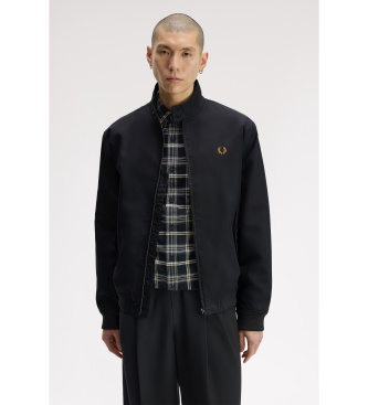 Fred Perry Black Harrington jacket