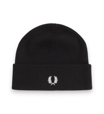 Fred Perry Bonnet Classic Merino noir