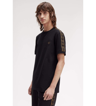 Fred Perry T-shirt Tape Ringer czarny