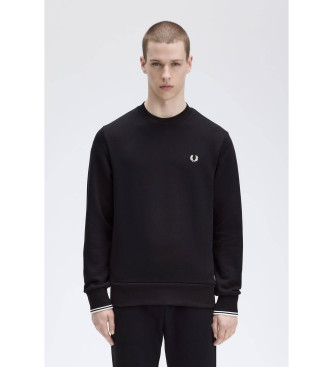 Fred Perry Bluza rozpinana czarna